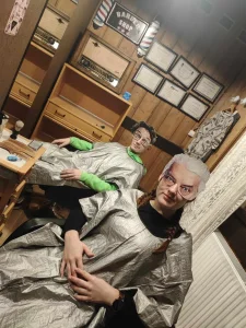 Wesoła wizyta u barbera