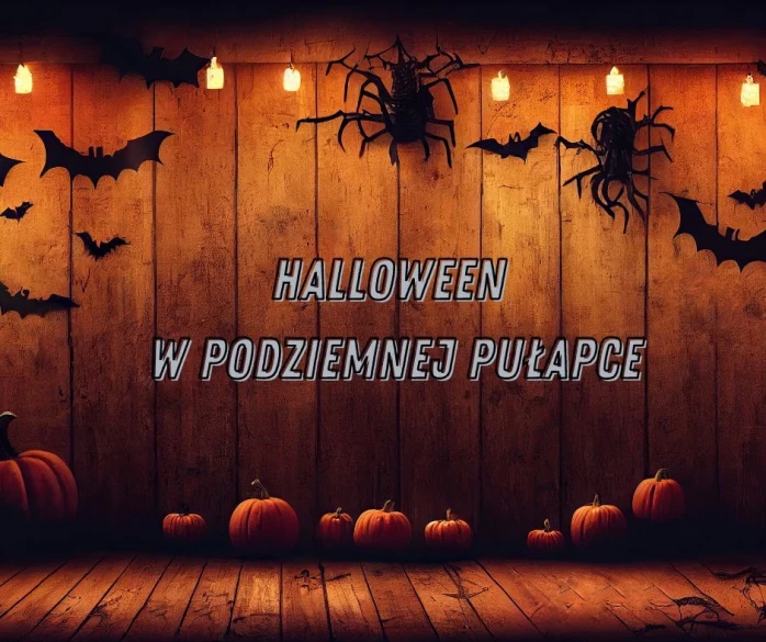 Halloweenowy schron z aktorem